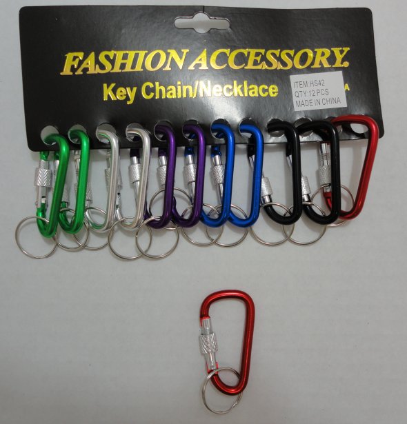 36 Wholesale 2 Key Chain ClipS-Screw Close - at 