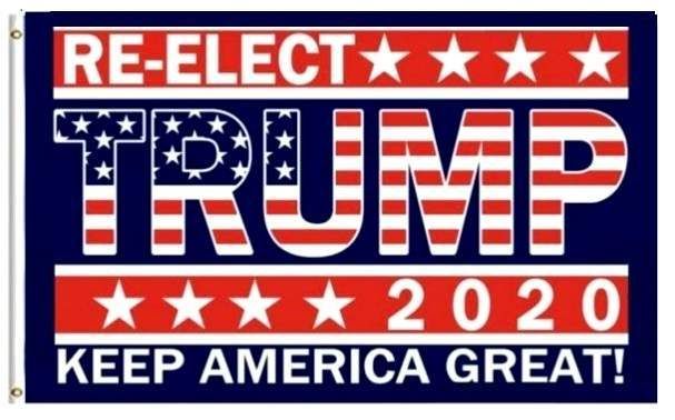 Trump 2020 Re-Election Flag 3x5 Keep America Great 2020 Donald President USA 