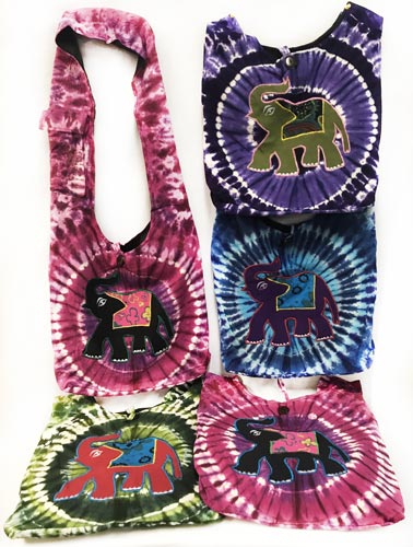 tie dye bags wholesale