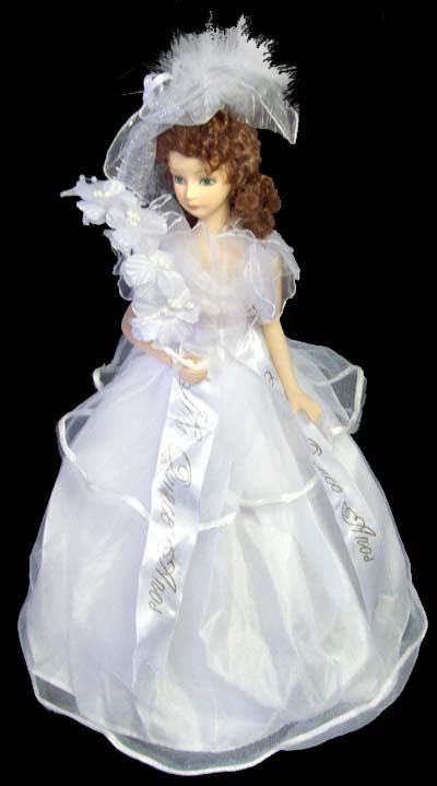 quinceanera ceramic dolls