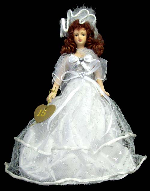 quinceanera ceramic dolls