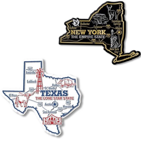 SM700700-GMAP Giant State Map Magnet