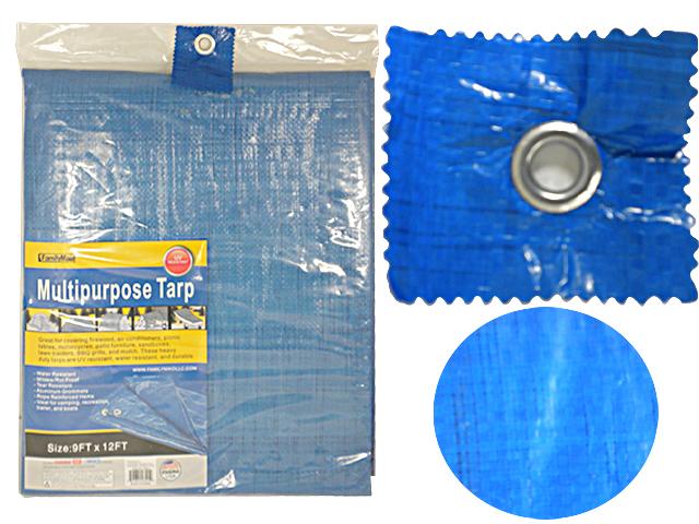TARP 9FTX12FT BLUE 3MIL image