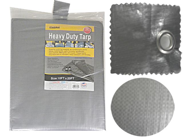 TARP 10FTX20FT HEAVY DUTY SILVER 5MIL image