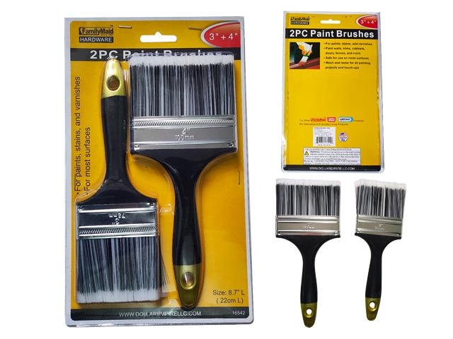 2PC PAINT BRUSH, 3" AND 4" image