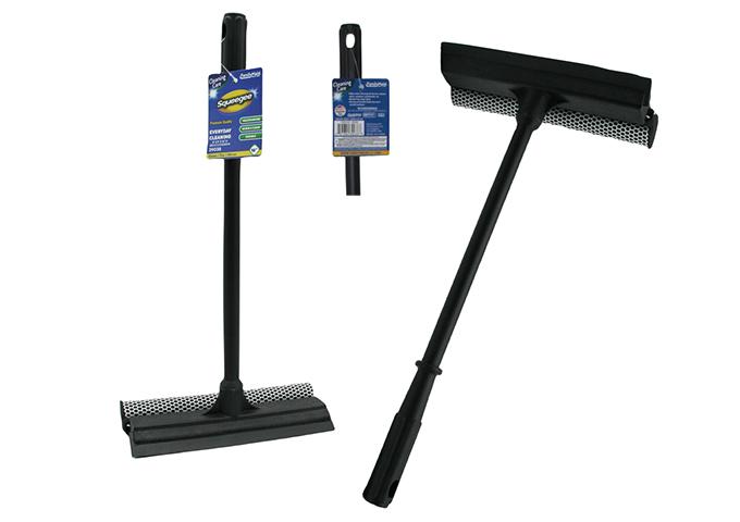 SQUEEGEE WITH HANDLE 8"x3"x16" H BLACK image