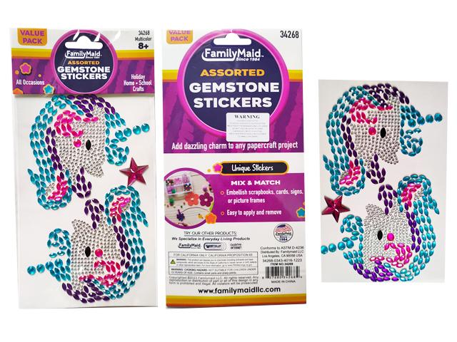 STICKERS GEMSTONE UNICORN image