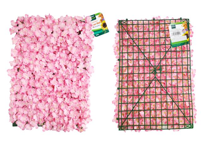 FLOWER WALL 15.75"X23.62" 195HEAD PINK CLR image