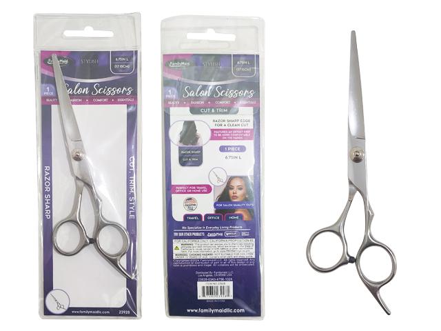 BARBER SCISSORS 6.75" L SALON QUALITY image