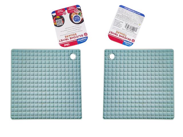 SILICONE TRIVET SQ 6"X6"
