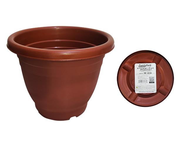 FLOWER POT PLANTER 8.5" DIA X6.5" H image