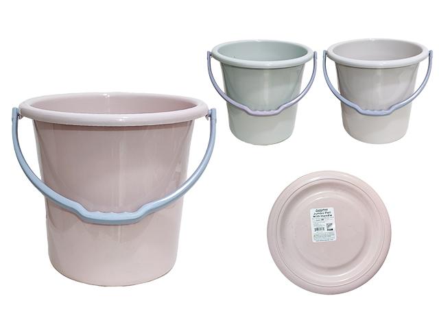 JUMBO PAIL W/HANDLE 14" DIA X13' H 3ASST