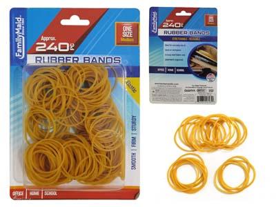 240PC RUBBER BANDS, NATURAL COLORED