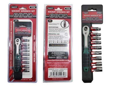 RATCHET SOCKET WRENCH 21PC /SE image