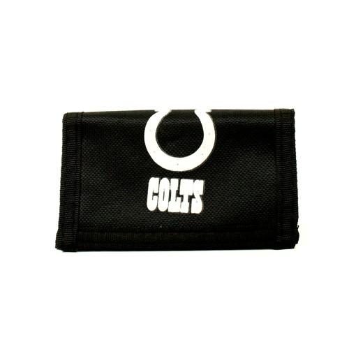 Indianapolis Colts Wallets - Nylon Tri-Fold Wallets - (May Have Slight Printing Errors)