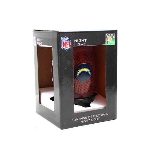 Chargers Night Light - 8" Table Top Football Style Night Light