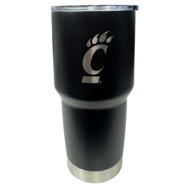 Cincinnati Bearcats Tumblers - #431 - 30OZ Stainless Steel Tumbler With Vacuum Sealed Lid - 4 For $30.00 image