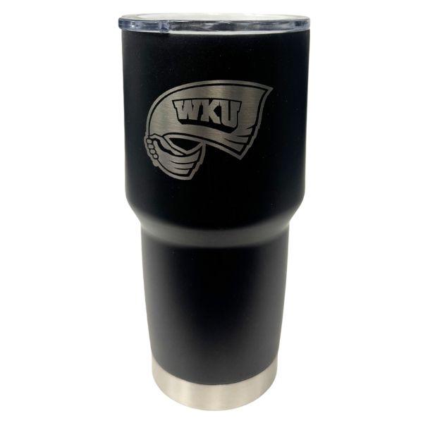 Western Kentucky University Tumblers - #431 - 30OZ Stainless Steel Tumbler With Vacuum Sealed Lid - 4 For $30.00 image