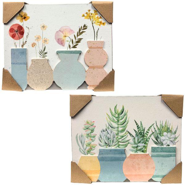 Home Decor - #889487 - 10"x8" The Vase Series - PrePriced: $5.00 - 12 For $27.00 image