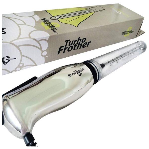 The Brewologist - #BRTF1070C - Turbo Milk Frother - Long Wand - 30W Power For Maximum Mixing - 6 For $36.00 image