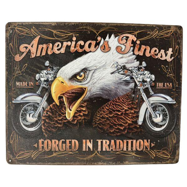 Metal Tin Wall Art - #75457 - Americas Finest - 15"x12" - Metal Signs - PreDrilled Holes - 10 For $35.00 image