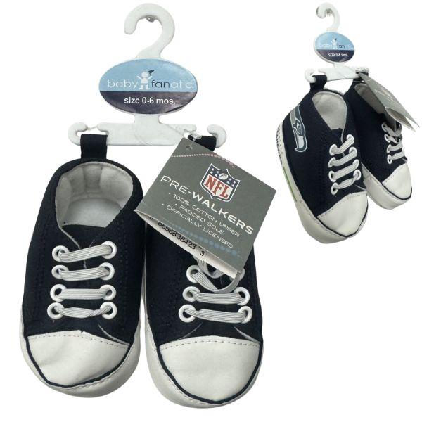 Seattle Seahawks - #B3.38423 - Size 0-6 Months Baby Boot Sneakers - 12 Pair For $30.00 image