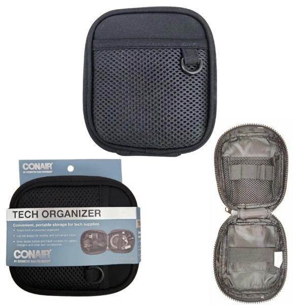 Conair Products - #30462 - The Tech Organizer - Mesh Pockets, Elastic Loops, Zippered Heavy Nylon - 10 For $35.00  image