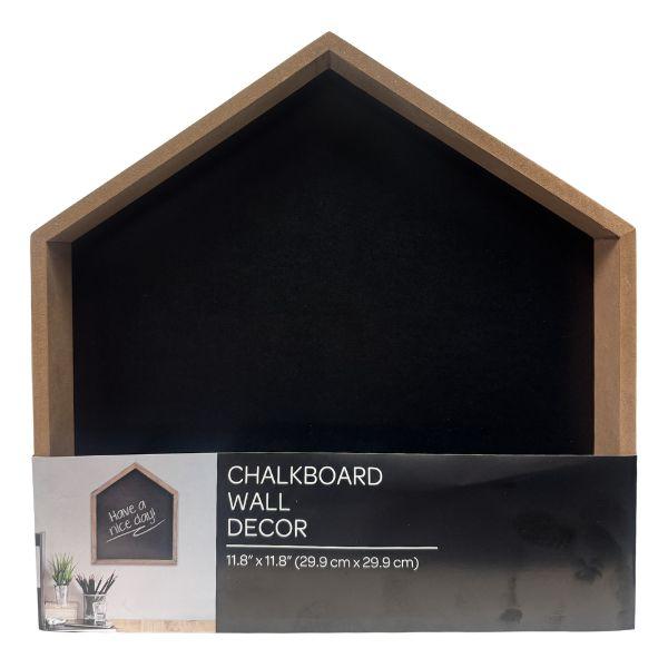 Chalkboard Wall Decor - #89006 - PrePriced: $8.00 - 11.8"x11.8" - Woodend Frame - 10 For $35.00 image