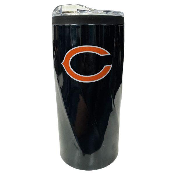 Chicago Bears Tumblers - #3037 - 20OZ Twist Stainless Steel Tumbler With Vacuum Seal Lid - 6 For $36.00 image