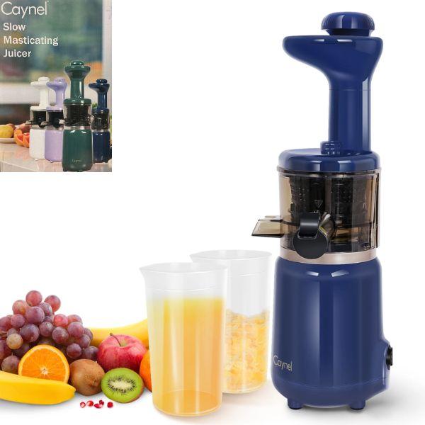 Caynel Home - #SJ44821.NAVYBLUE - 13" 150W Slow Juicer - Standar Plug - Easy To Clean - 3 For $37.50 image