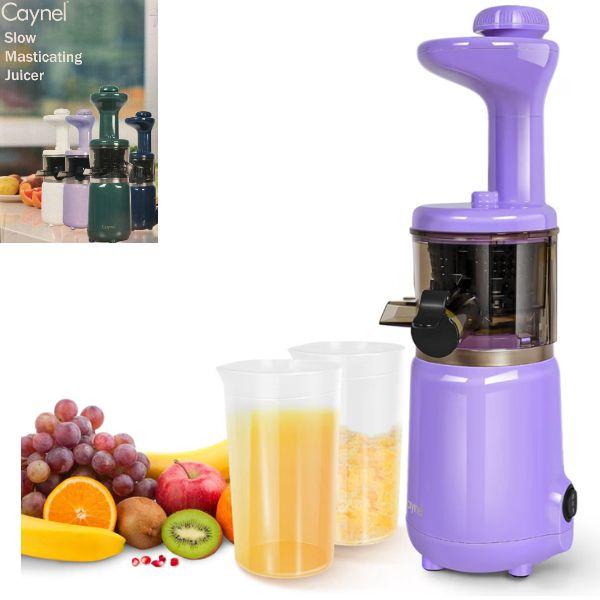 Caynel Home - #SJ44820.PURPLE - 13" 150W Slow Juicer - Standar Plug - Easy To Clean - 3 For $37.50 image