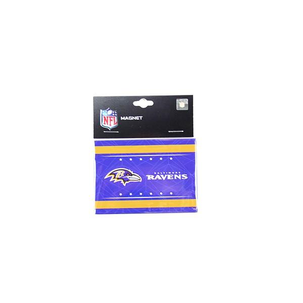 Baltimore Ravens Merchandise - 3.5"x2.5" GEO Style Magnets image