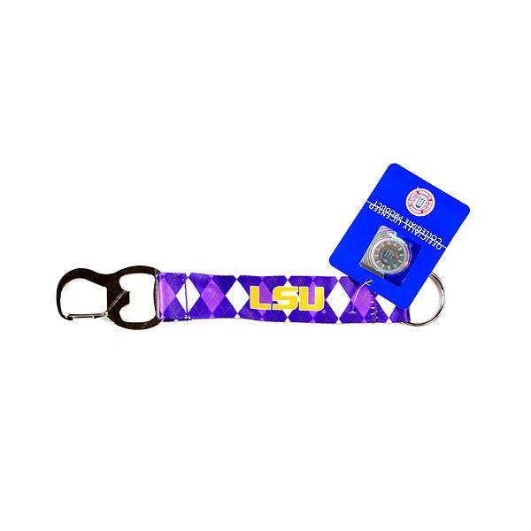LSU Tigers Merchandise - Argyle TailGate Buddy Carabiners image