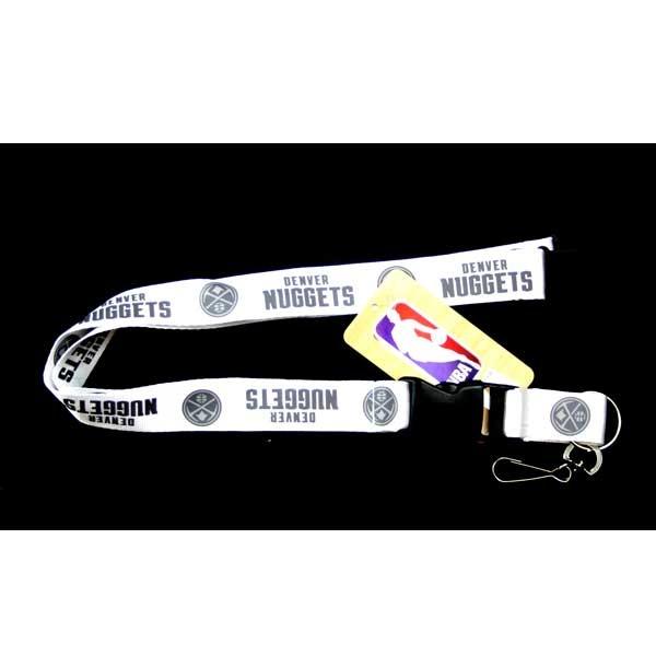 Denver Nuggets Lanyards - White Glacier Style