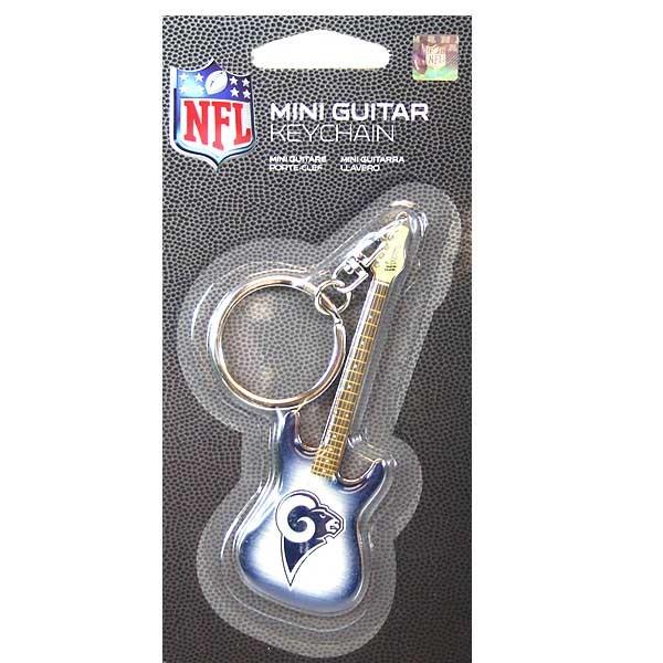 Los Angeles Rams Keychains - Guitar Style