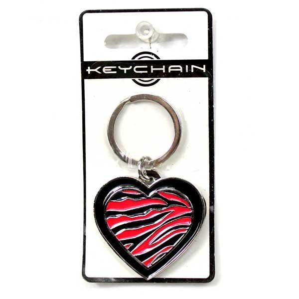 Metal Keychains - Tiger Heart Style