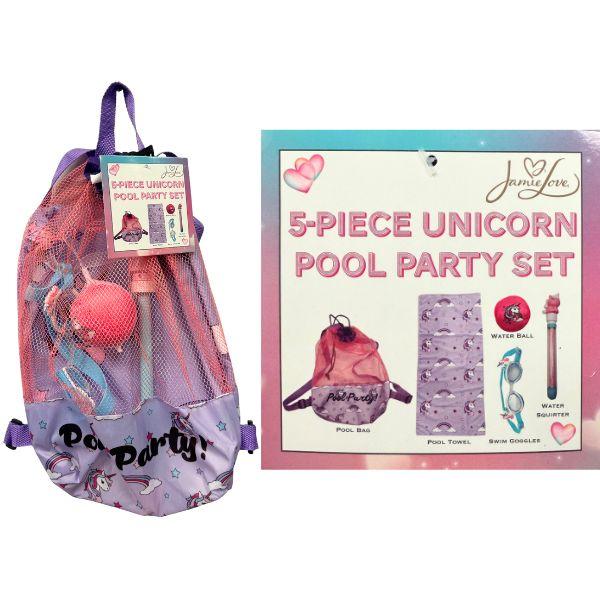 JamieLove Beach Supply - 5PC Unicorn Beach Set image