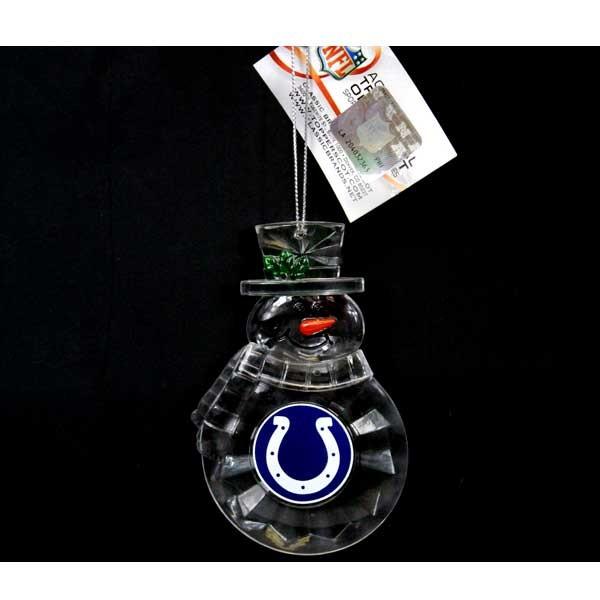 Indianapolis Colts Ornaments - Acrylic Snowman image