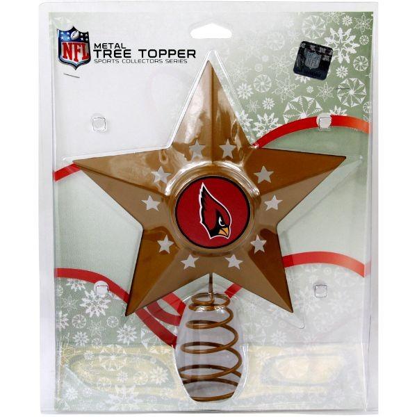 Arizona Cardinals - Metal Star Tree Topper image