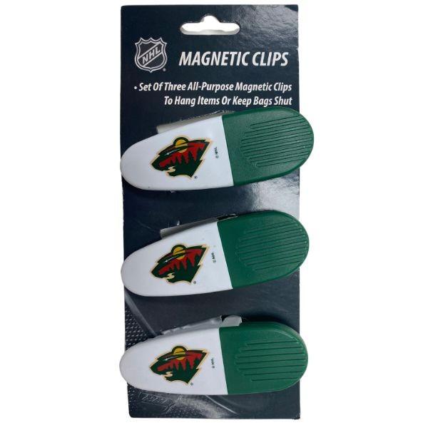 Minnesota Wild Clips - 3Pack Magnetic Heavyweight Clips