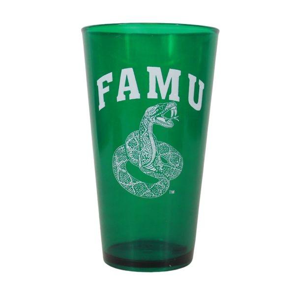 Florida A&M Tumblers - FAMU - Green 16OZ Acrylic Tumblers image