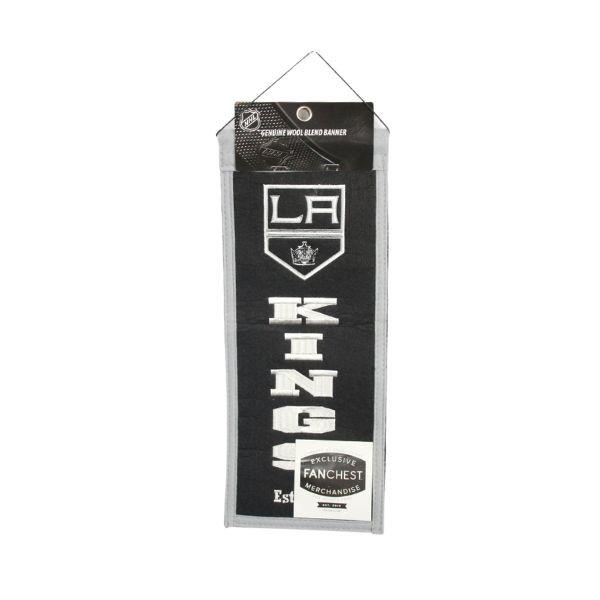 LA Kings Banners - Wool Blend Embroidered - 6"x15" Team Banners