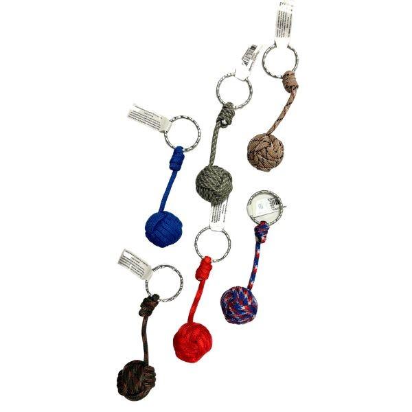 Wholesale Keychains - Assorted Color Paracord Keychains