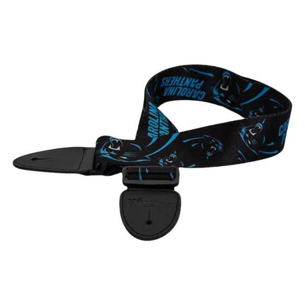 Woodrow Music - Carolina Panthers Premium Guitar Straps