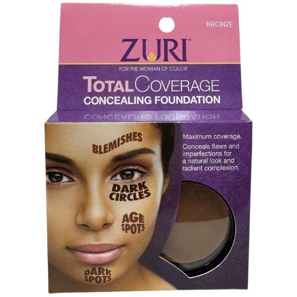 Zuri Cosmetic - Concealing Foundation - BRONZE - For Total Coverage