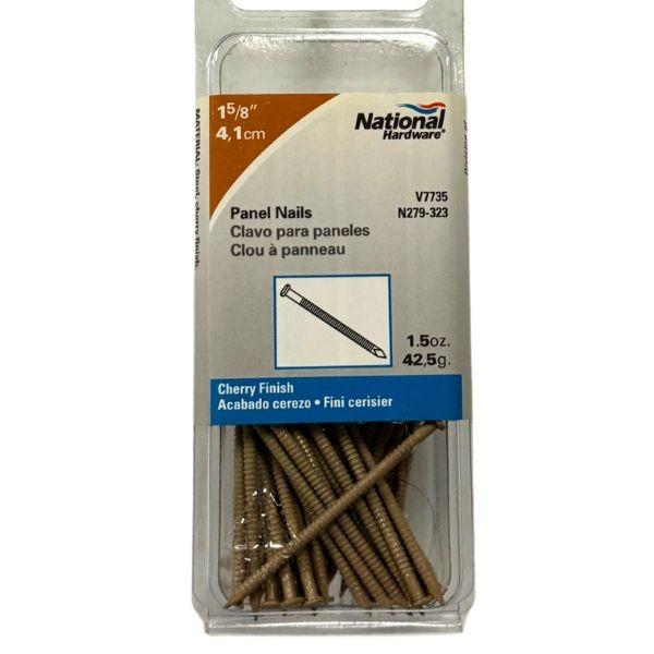 Stanley - National Hardware - Cherry Finish 1.5OZ Nails - 30Pack image
