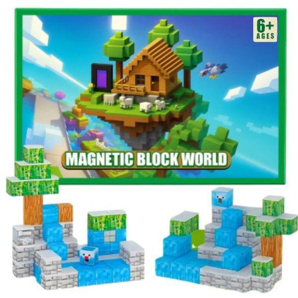 The Block World - 60PC Magnetic Block STEM Building Set image