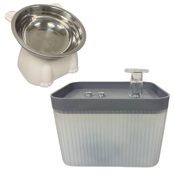 Pet Bowl Water Fountain - Colors May Vary - USB Power image