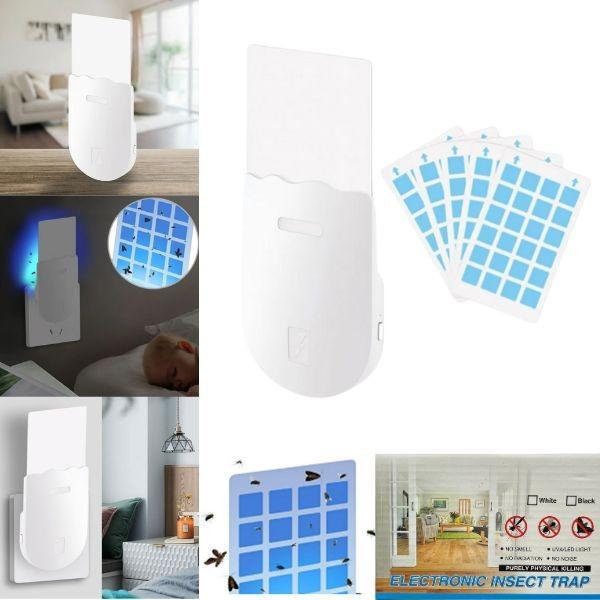 Electronic Insect Trap - UVA Light & Night Light - Colors May Vary - Perfect For Kitchen image