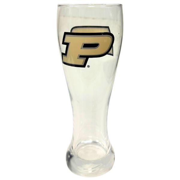 University Of Purdue Barware - 23OZ Glass Team Logo Pilsners - Dishwasher Safe image